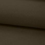 Tissu uni en velours coloré - Chocolat - 1,5 m