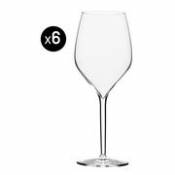Verre à vin Vertical Large / 50 cl - Lot de 6 - Italesse transparent en verre