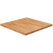 Vidaxl - Dessus de table carré Marron clair60x60x2,5cm