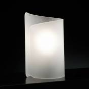 Abat-jour sn-papiro 0372 e27 led lampe de table en verre blanc noir brillant lampe de table d'intérieur moderne ip20