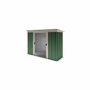 Abri de jardin métal vert Yardmaster 2,3 m² + kit