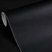 Ambiance-sticker - Rouleau adhésif granit noir au mètre - Autocollants Revêtement Adhésif Cuisine Meubles Salle de bain - 60x3m - multicolore
