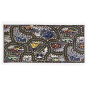 AWE - Tapis circuit voiture - Racers - 95x200 cm - Multicolor