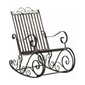 Chaise fauteuil à bascule rocking chair pour jardin