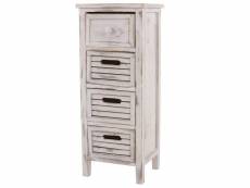 Commode / table d'appoint / armoire, 4 tiroirs, 30x25x74cm,