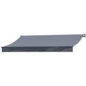 Concept-usine - Store banne manuel 4x3m gris polyesterADRO - grey