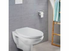 Cornat siège de toilette avec fermeture en douceur premium 2 blanc