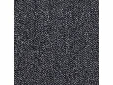 Dalle de moquette ultra-résistant couleur charbon noir pour usage professionnel, paquet de 20 dalles de 50cm x 50cm (superficie de 5m²) 24909