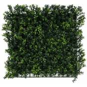 Décoration murale en plantes artificielles Boxwood 50 x 50 cm - Vert