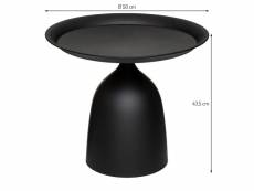 Eazy living table d'appoint ø 50 cm estelle noir ZSFU000096-BK