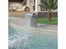 Esthetique fontaines et bassins ligne ouagadougou fontaine d'étang acier inoxydable 45 x 30 x 65 cm argenté