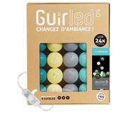 Guirled - Guirlande lumineuse boules coton LED USB