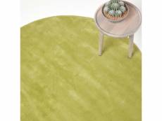 Homescapes tapis rond tufté - coloris vert - 150 cm