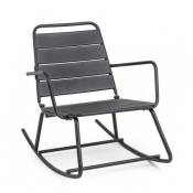 Iperbriko - Rocking chair anthracite bizzotto lillian