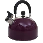 Jamais utilisé] Bouilloire à flûte HHG 811, Bouilloire à thé, Acier inoxydable résistant à la chaleur 2,5l violet - purple