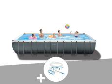 Kit piscine tubulaire Intex Ultra XTR Frame rectangulaire 7,32 x 3,66 x 1,32 m + Kit d'entretien