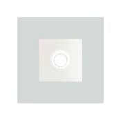 Kolarz - Plafonnier square blanc 1 ampoule - Blanc
