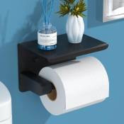 Linghhang - Noir) Porte Papier Toilette, Support Papier Toilette, Porte Papier Toilette Mural, Porte Rouleau Papier Toilette, Range Papier Toilette,