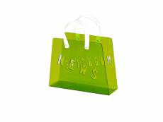 Porte-revues sac vert en plexiglass - funny vert 76580018