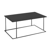 Table basse en métal noir 100x60cm Walt - Custom form