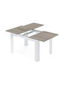 Table extensible effet bois 140/190x90 chêne gris