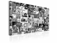 Tableau banksy graffiti collage taille 60 x 40 cm PD8372-60-40