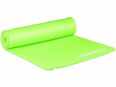 Tapis de yoga 1 cm épaisseur caoutchouc sangle transport gymnastique pilates aérobic vert helloshop26 13_0002843_6
