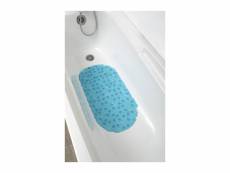 Tapis fond de baignoire anti-dérapant bulles 69 x 36 cm bleu - tendance