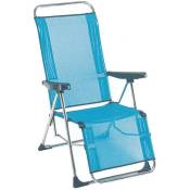 Alco - positions de la chaise relax fibreline bleu - 480ALF-0030