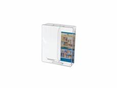 Bac pour réfrigérateurs et congélateurs - 30,5 x 36,8 x 10,2 cm - plastique - transparent