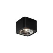 Boxer - Spot plafond, plafonnier - 1 lumière - l 125 mm - Noir - Moderne - éclairage intérieur - Salon i Chambre i Cuisine i Salle à manger - Noir
