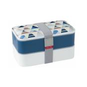 Easy Life - lunch box bleu 2 compartiments 2X60CL 1159321