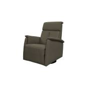 Fauteuil relaxation cuir William fauteuil manuel cuir