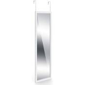 Keepbuying - Miroir sur porte pleine longueur, miroir mural suspendu pour porte de salle de bain/chambre/armoire - verre trempé 33x110cm