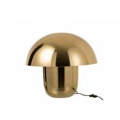 Lampe champignon en métal doré 50x50x45 cm - or