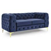 Mobilier Deco - darcy - Canapé chesterfield 2 places