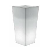 MOOVERE - Pot lumineux 50 lumière blanche froide par câble 50x50x110cm - Blanc