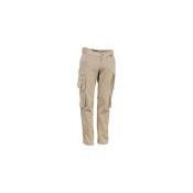 Pantalon de travail Diadora multipoches élastique beige wayet ii - 16029825070 m - Beige