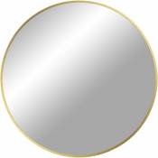 Pegane - Miroir rond en verre et aluminium - diamètre