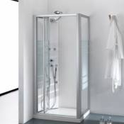 Porte de cabine de douche pliante Ferbox 65 à 70 cm