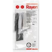 RAYEN - Housse vêtement x6:3 65x100 +3 65x150 anti mites transp 6048