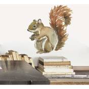 Réaliste adorable mignon écureuil animaux stickers
