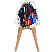 Rendez-vous Déco - Chaise Game Over - by Dalas Randalas - Multicolore