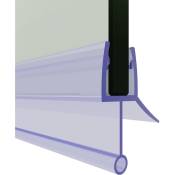 Sirhona - Joint de Paroi de Douche Joint de Porte de Bain Bande d'étanchéité pour panneau de verre de 6-7 mm jusqu'à 28dmm d'écart (80mm)