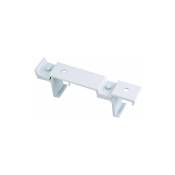 Support plafond 24 x 16 mm - double - demontable blanc