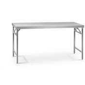 Table Inox Professionnelle Pliante Préparation Plan De Travail 60180 cm 230 kg