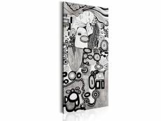 Tableau silver love taille 60 x 120 cm PD9233-60-120