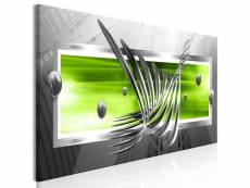 Tableau silver wings (1 part) narrow green taille 120 x 40 cm PD9372-120-40