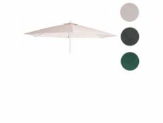 Toile de rechange pour parasol florida, toile de rechange pour parasol, ø 3m polyester 6 baleines ~ vert olive