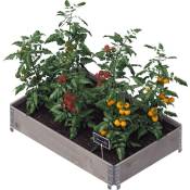 Upyard - Carré potager Gardenbox 120 x 80 cm - Gris